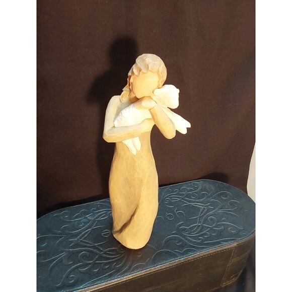Willow Tree Peace on Earth Angel Christmas Figurine with lamb - Picture 1 of 3